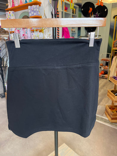 P. Cill Black Mini Skort