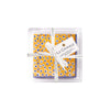 Le Cadeaux Cocktail Napkins & Acrylic Holder Gift Set- Benidorm