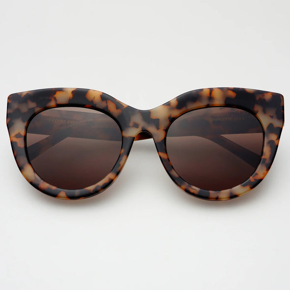 Freyrs Charlotte Sunglasses- Milky Tortoise