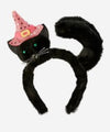 180 Degree Cat with Witch Headband