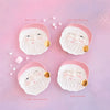 Glitterville Papa Noel Pink Cookie Plate