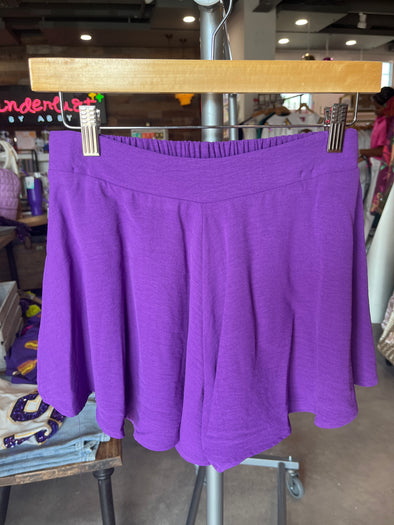 Adrienne Purple Lulu Shorts