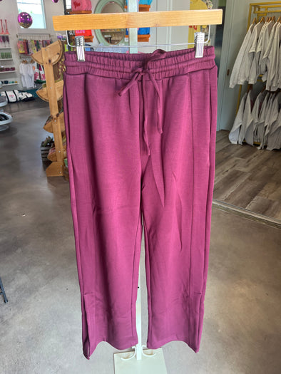 P. Cill Port Side Binding Wide Leg Pants