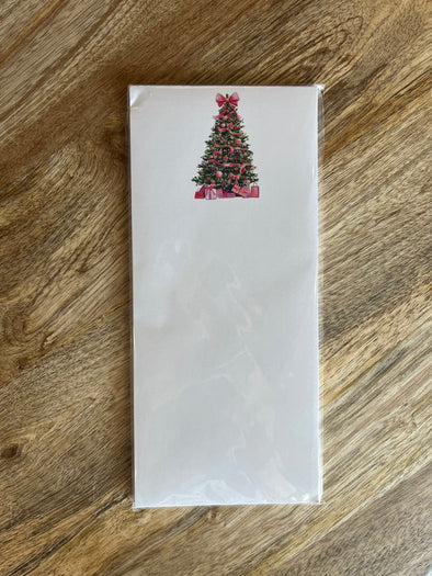 Taylor Paladino Pink Christmas Tree List Pad