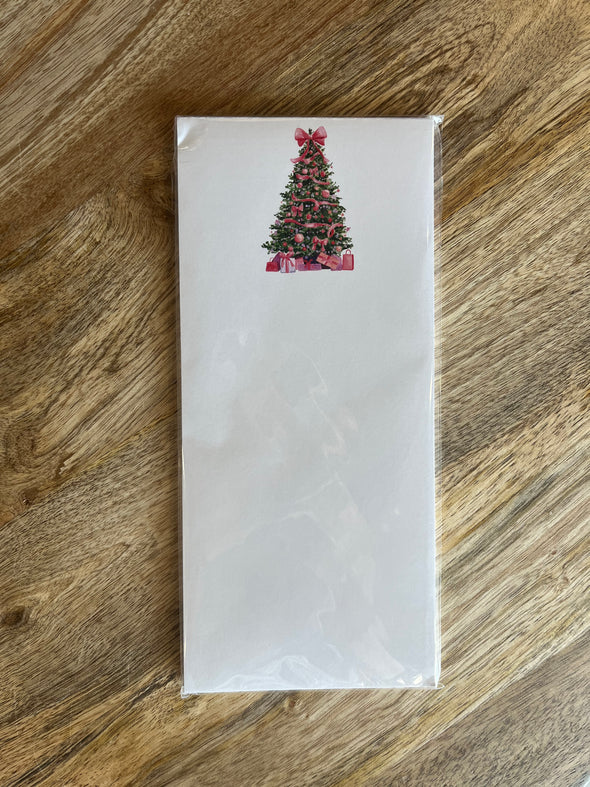 Taylor Paladino Pink Christmas Tree List Pad