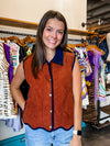 Entro Collared Chestnut Vest