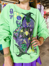 QOS Green Queen Witch Card Sweatshirt