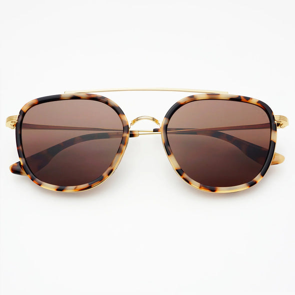 Freyrs Weston Sunglasses- Milky Tortoise/Brown