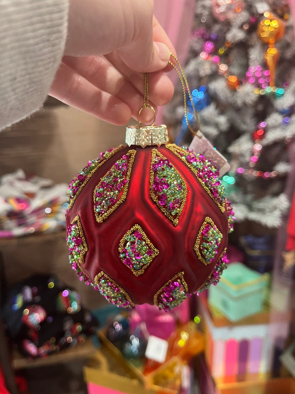 180 Degrees Diamond Glitter Ball Ornament