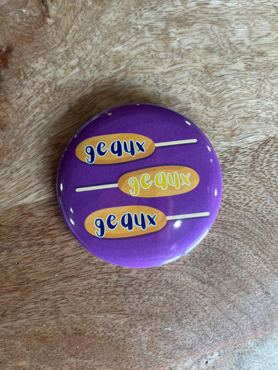 L. Ellis Designs 3" Corndog Button