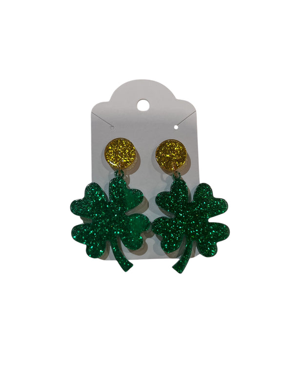 Clover Acrylic Earring