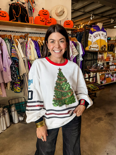 QOS White Clark Griswold Jersey Sweatshirt