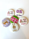 L. Ellis Designs Delta Zeta Buttons