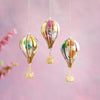 Glitterville Hot Air Balloon Ornament