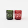 180 Degree Etched Holly Tumbler