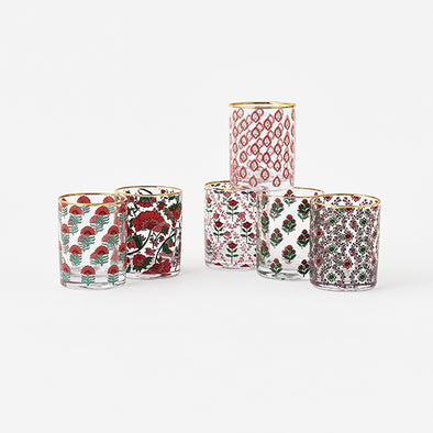 180 Degree Spice Trail DOF Floral Glass