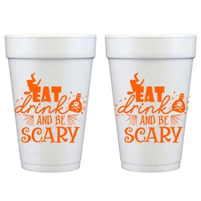 Eat Drink & Be Scary Styrofoam Cup
