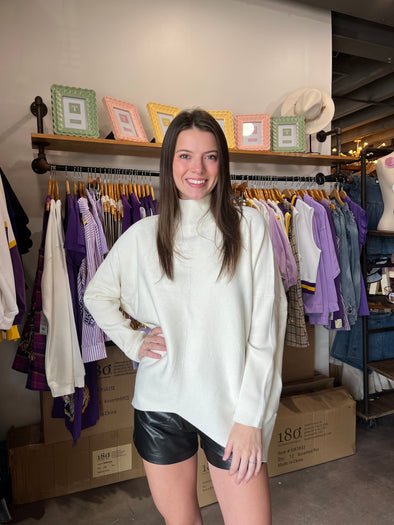 Pinch Ivory Turtleneck Sweater