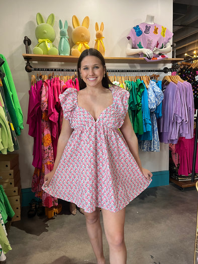 Meet Me in Santorini Dolly Dress