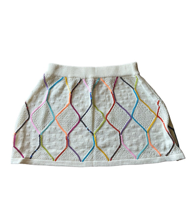 QOS Rainbow Knit Skirt