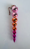 Glitterville Rainbow Reflective Ombre Finial Ornament