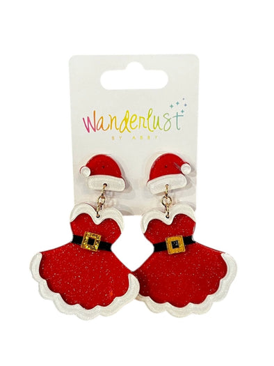 Santa Dress Earrings