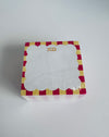 Duo Threads Chi Omega Scallop Note Cube