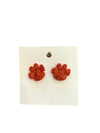 Rhinestone Paw Earrings