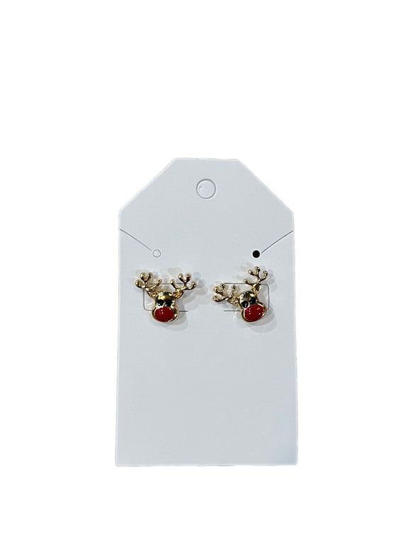 Mini Gold Christmas Studs