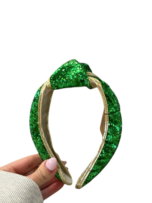 Green Sparkle Headband