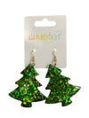 Sparkly Tree Earrings