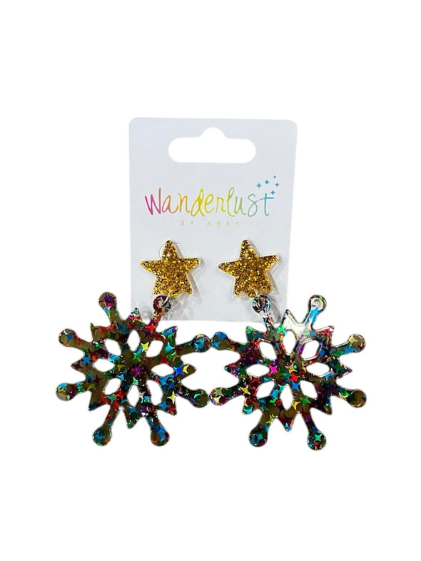 Kailey Snowflake Earrings