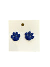 Rhinestone Paw Earrings