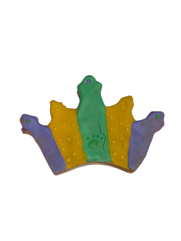 Pawsitively Homemade Mardi Gras Crown Dog Treats