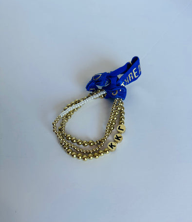 Duo Threads The Everyday Gold Kappa Kappa Gamma Bracelet