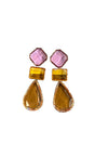 Multicolor Gem Drop Earrings