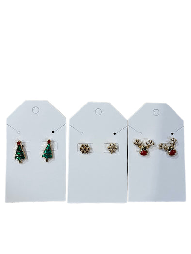 Mini Gold Christmas Studs