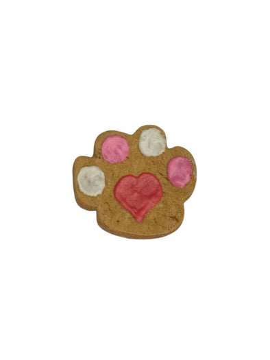 Pawsitively Homemade Valentine’s Day Paw Dog Treats