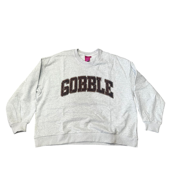 QOS Grey Gobble Sweatshirt