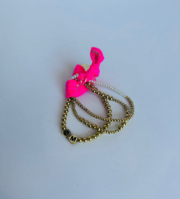 Duo Threads The Everyday Gold Phi Mu Bracelet