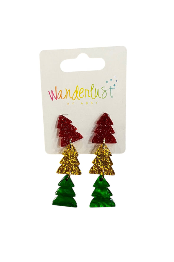 Ariana Tree Drop Earrings