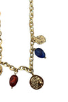 Gold Bold Charm Necklace