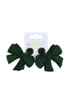 Big Beaded Bow Earrings