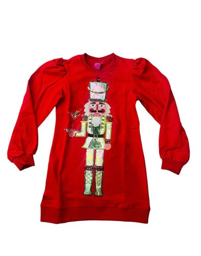 QOS Red Martini Nutcracker Dress