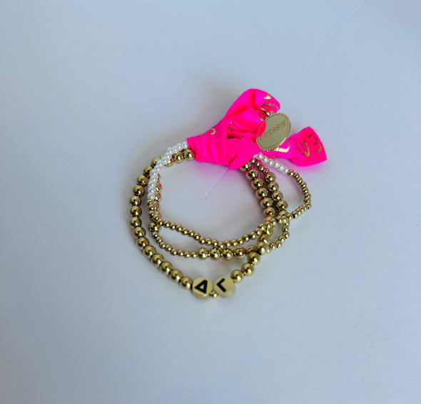 Duo Threads The Everyday Gold Delta Gamma Bracelet