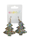 Sparkly Tree Earrings