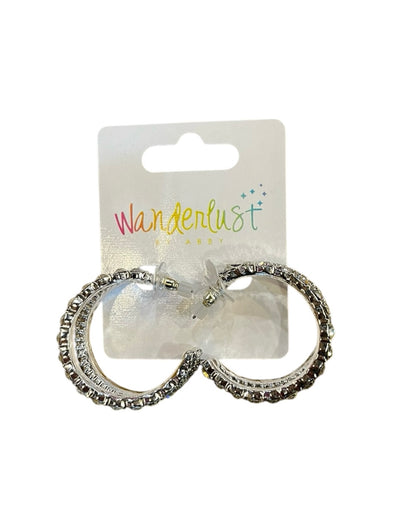 Melissa Rhinestone Hoops