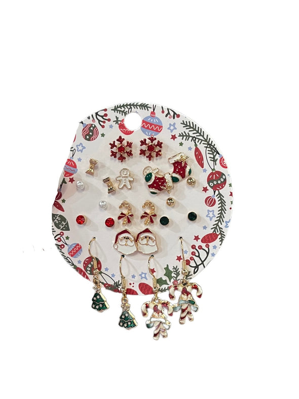 Riley Christmas Earring Set