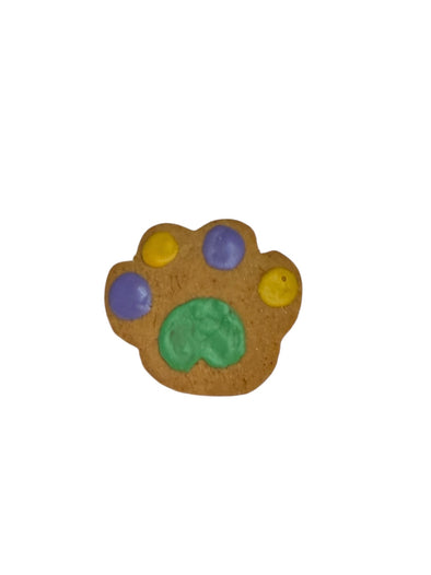 Pawsitively Homemade Mardi Gras Paw Dog Treats