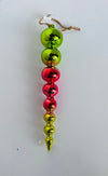 Glitterville Rainbow Reflective Ombre Finial Ornament